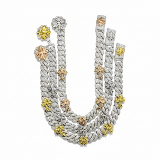 Chrome Heart Cross 22inch Men’s Cuban