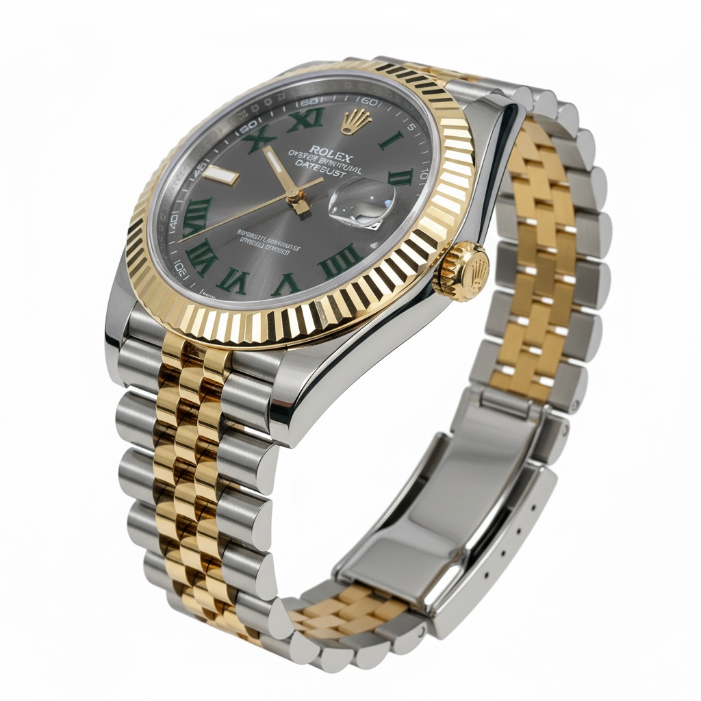 Rolex 41mm Ref 126333 Wimbeldon Datejust 2025 (Full Links) Box & Card