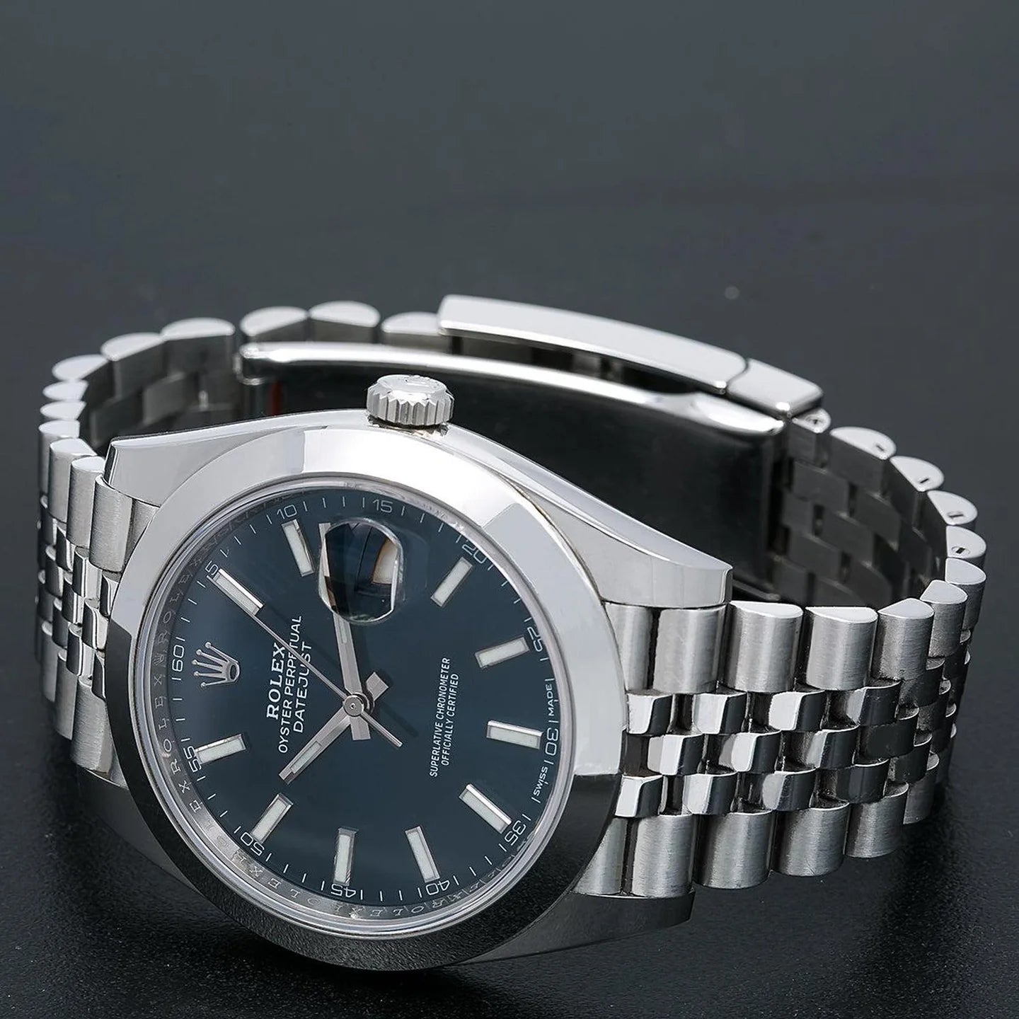 Rolex Datejust 41 – Ref. 126300 Blue Index Dial (2026 Model | Unworn | Box & Papers)